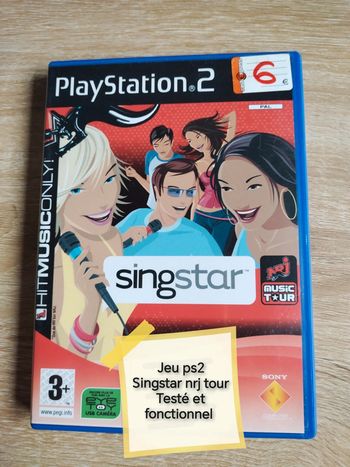 Jeu ps2 Singstar nrj tour