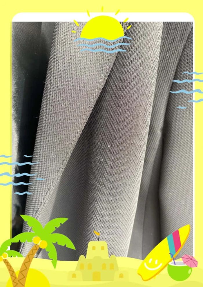 Blazer noir avec noeuds costura - photo numéro 8