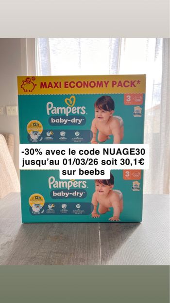 Pampers T3 - 136 couches