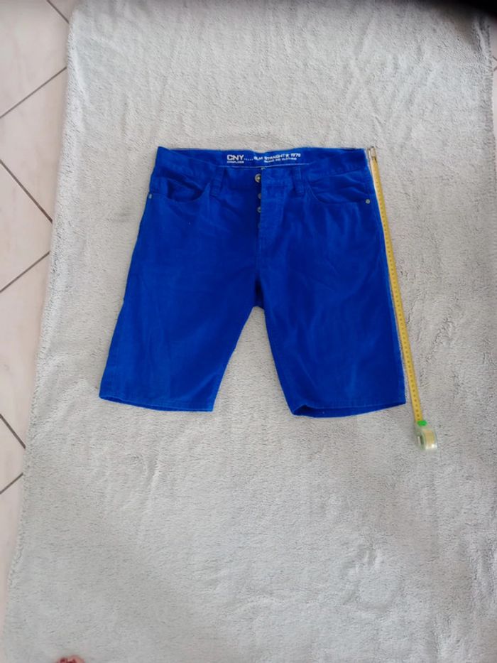 Bermuda homme 46 bleu électrique c85 - photo numéro 2