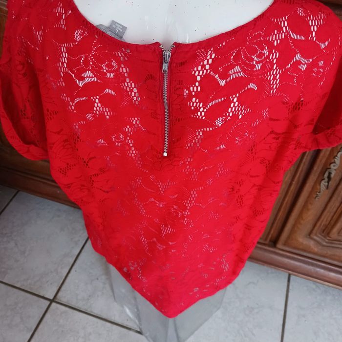 Tee shirt en broderie taille40/l Suzannegrae - photo numéro 3