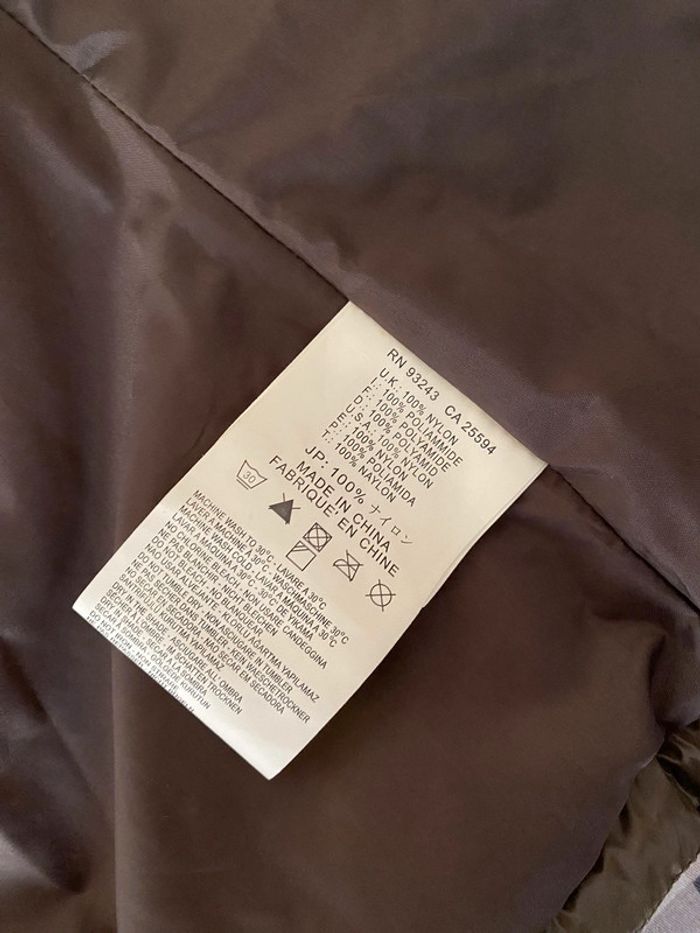 Superbe belle doudoune sans manche Diesel Vintage Y2K brun brillant taille M neuve sans étiquette - photo numéro 14