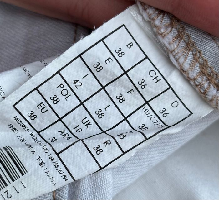 🤍 Jupe courte en jean blanc cassé – Promod – Taille 38 - photo numéro 6