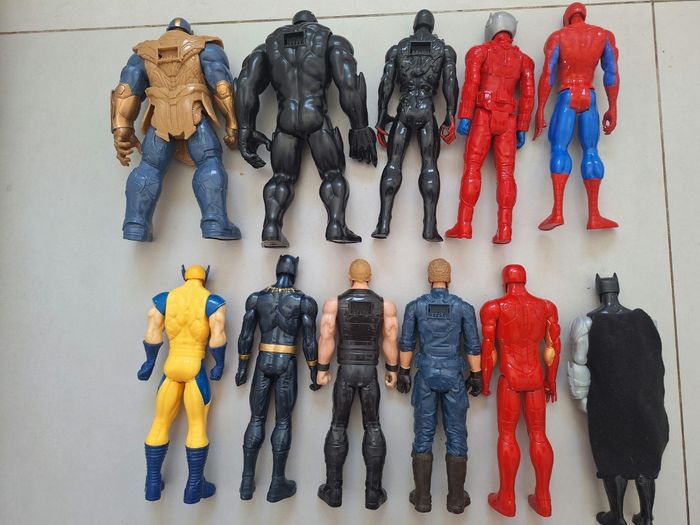 Lot 11 grandes figurines marvel avenger dc comics - photo numéro 6