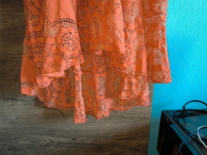 Robe été terracotta/orange made in Italie - photo numéro 5