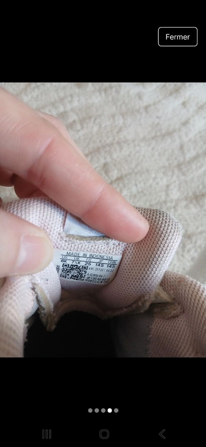 Basket fille adidas - photo numéro 4