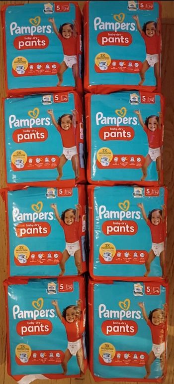 Couches pampers pants taille 5
