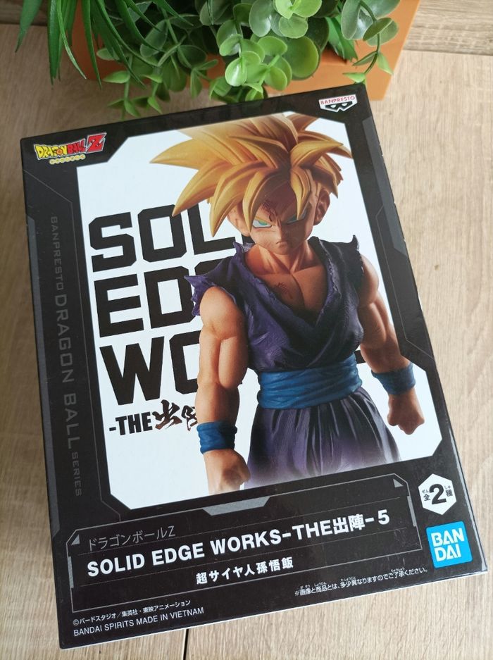 Figurine Son Gohan Dragon Ball Z DBZ banpresto solid edge works Bandai Namco
