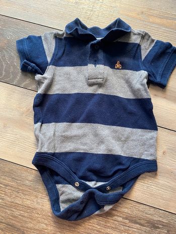 Bodie avec col Baby Gap 12-18 mois bleu marine