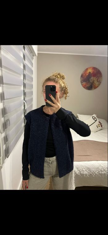 Gilet sans manches bleu électrique 