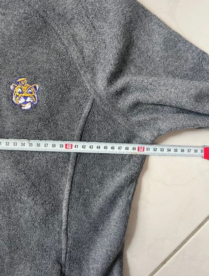 Polaire Harriton vintage taille L couleur grise. L. Très bon état - photo numéro 11