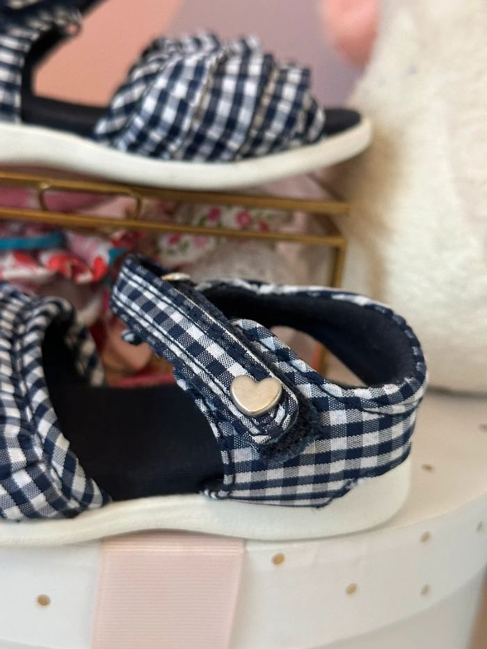 Sandale fronce vichy - photo numéro 2