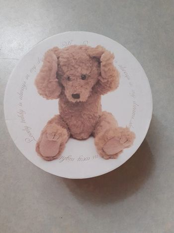 Boîte de rangement, Ronde, Ours