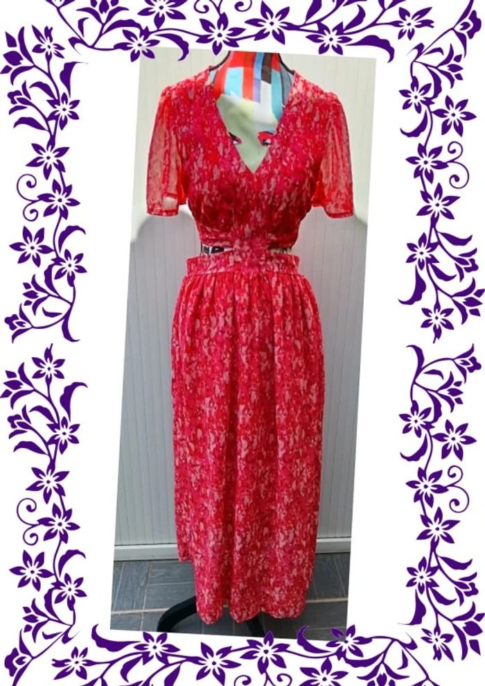 Combi-jupe longue S/M Lilie Rose