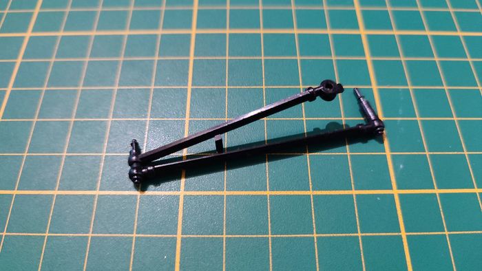 Axe de roue avant miniature Bburago Burago Lancia Aurelia B24 Spider 1955 1/18 1/18e 1/18ème #C47