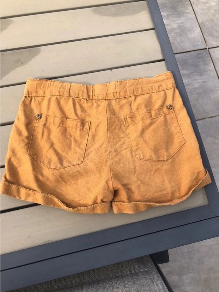 Short fille jaune motarde 6 ans - photo numéro 2