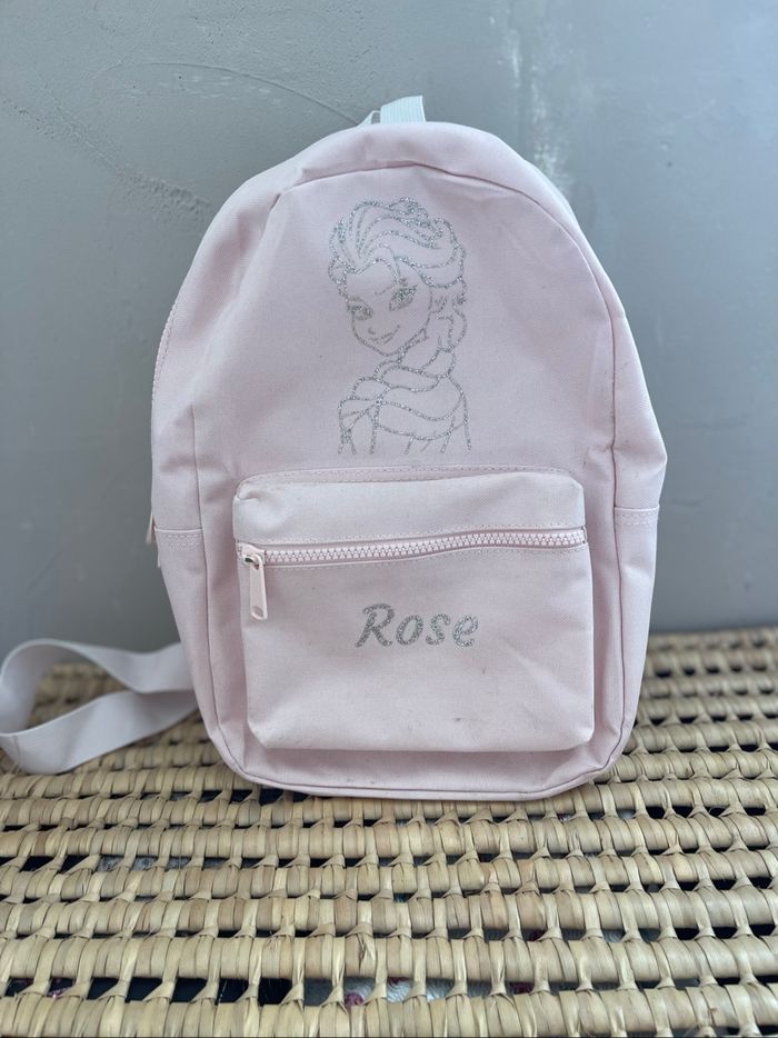 Sac à dos / cartable maternelle personnalisée prénom Rose