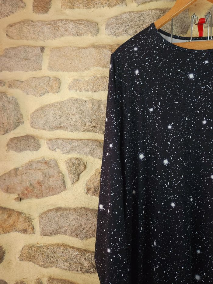 Robe manches longues noir et blanc Femme Taille 54 marque Boohoo 💎 - photo numéro 2