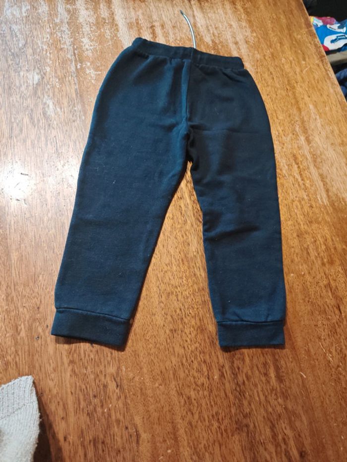 Pantalon jogging noir garçon taille 6 ans - photo numéro 2