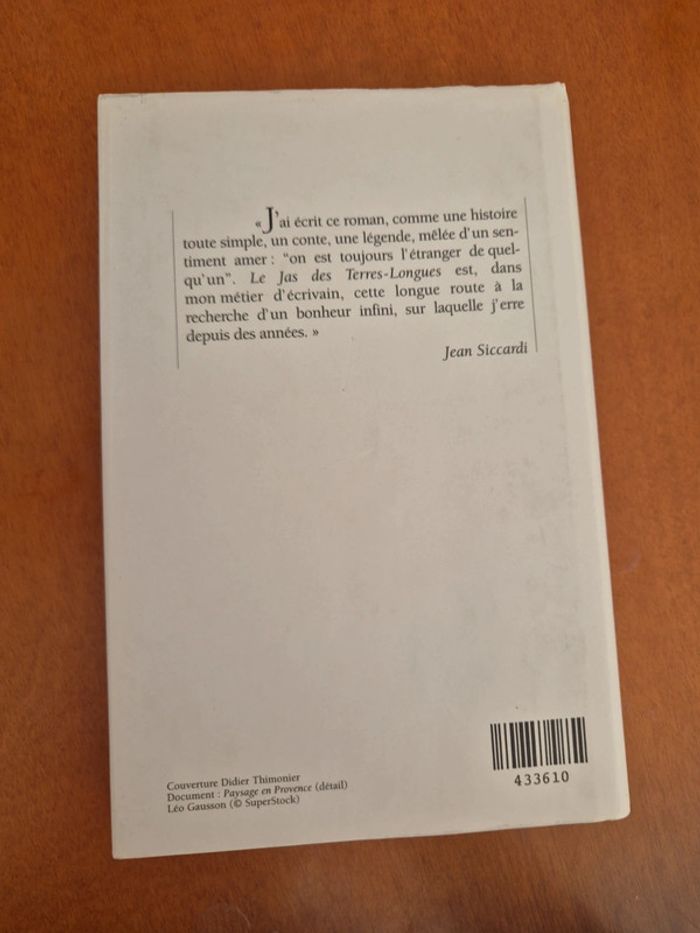 Livre le jas des terres longues - photo numéro 2