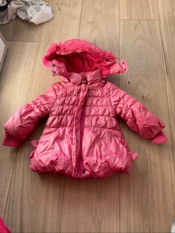 Manteau fille 12 mois rose
