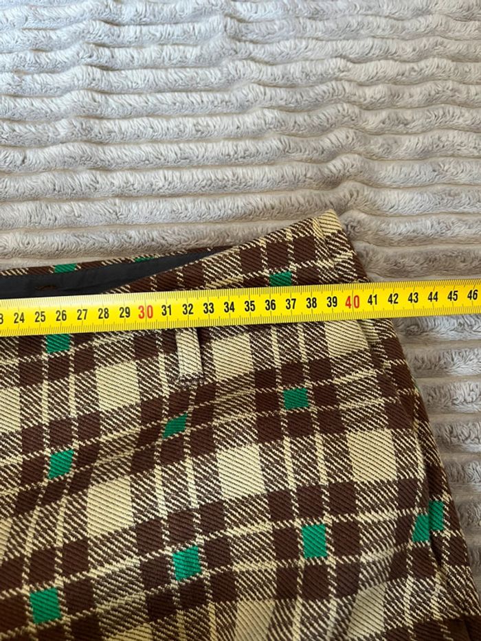 Pantalon à carreaux Dries Van Noten - 100% coton - Taille 38 - photo numéro 7