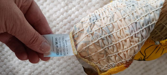 Haut bandeau fleuri jaune - photo numéro 3