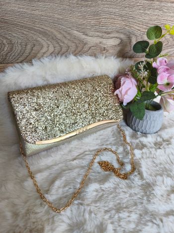 Magnifique sac de fête événement occasion mariage cérémonie doré 