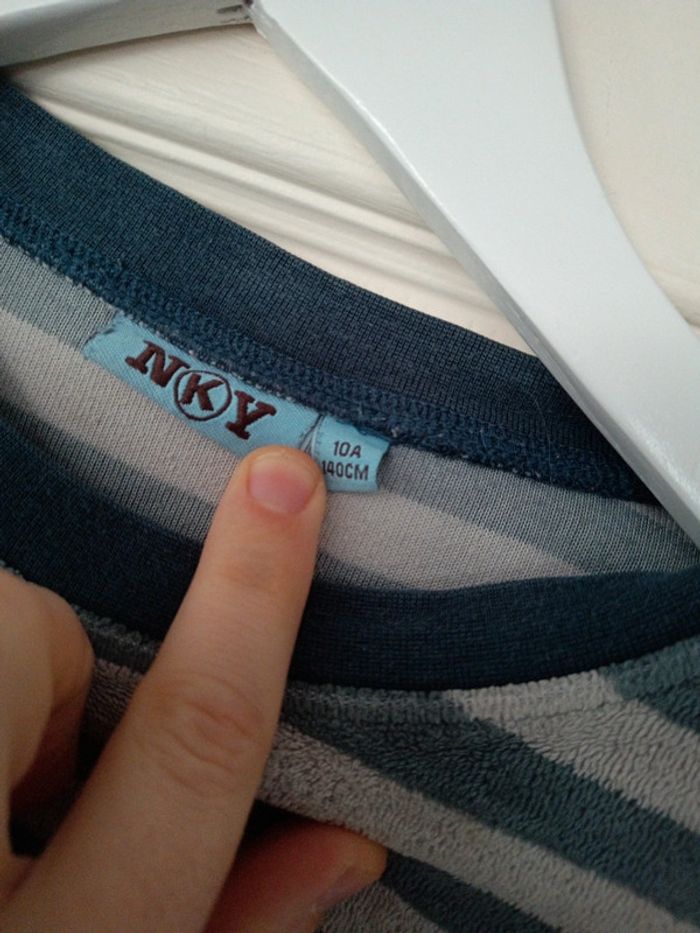 haut de pyjama en éponge nky taille 10 ans - photo numéro 4