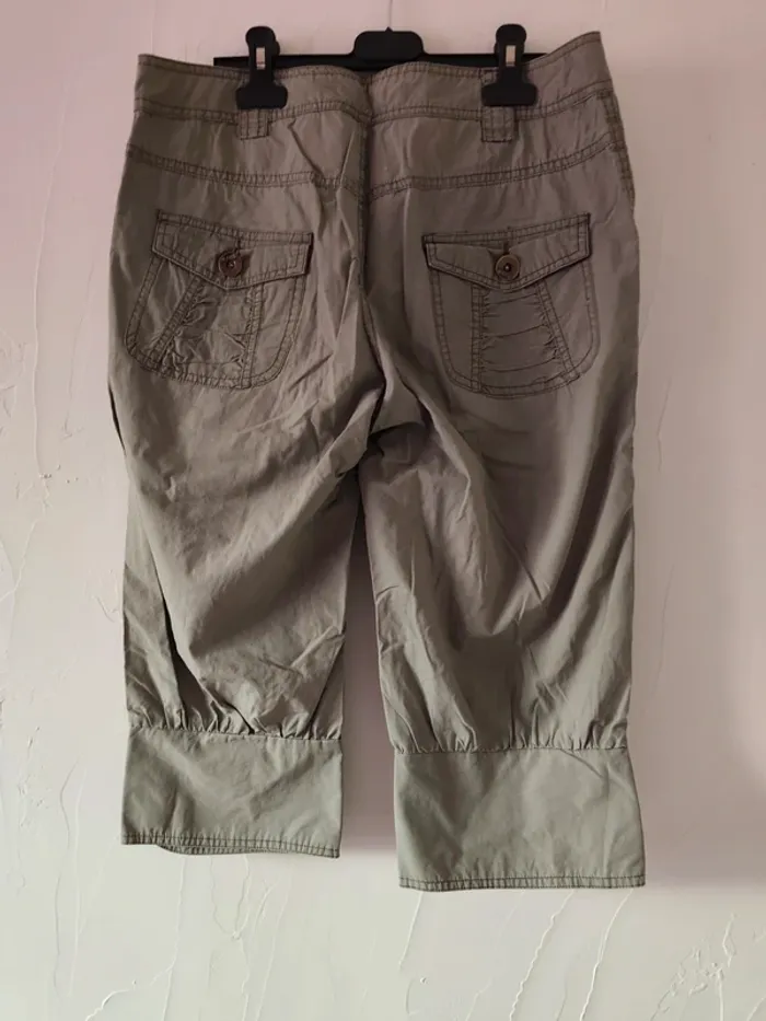 Superbe bermuda / short long kaki google taille L ou 40 - photo numéro 4