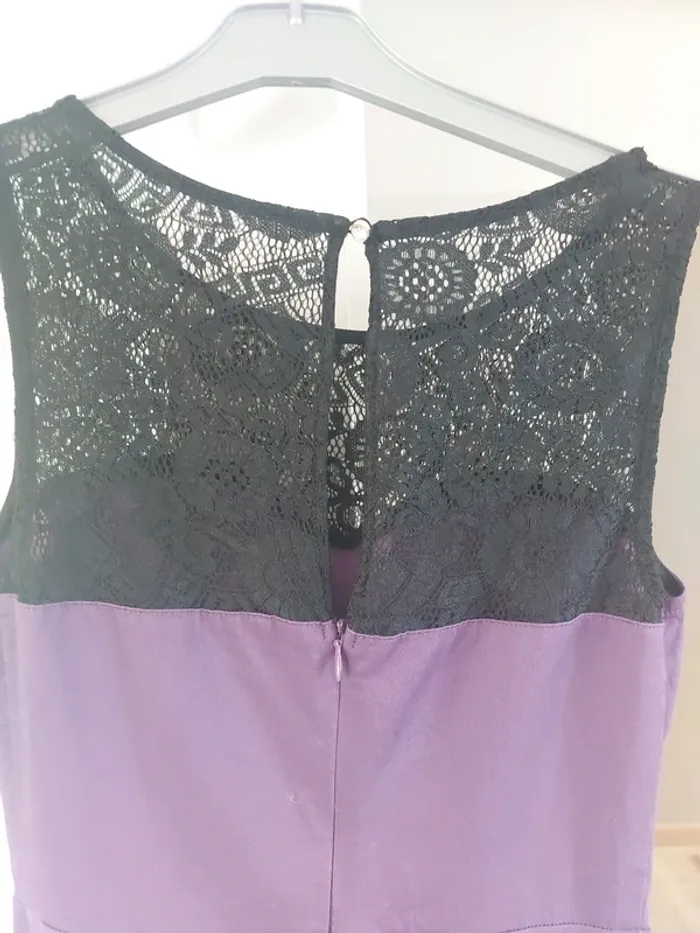 Robe bi-matière dentelle - photo numéro 4