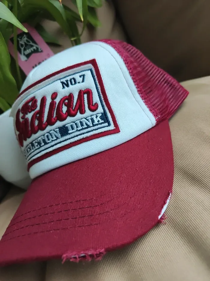 Casquette Trucker The Indian rouge - photo numéro 2