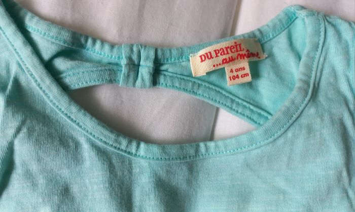 Débardeur dpam turquoise t4 - photo numéro 2