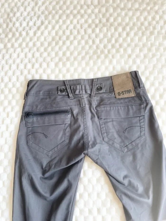 Pantalon gris G-star - photo numéro 2