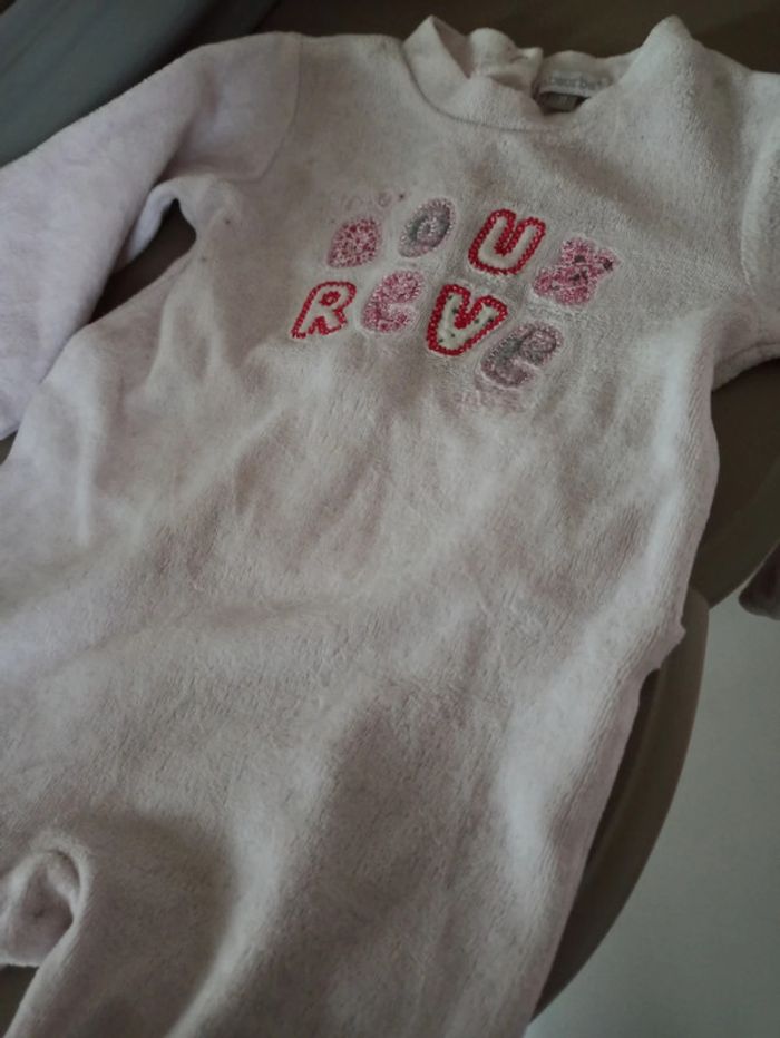 Pyjama rose 9 mois Absorba - photo numéro 3