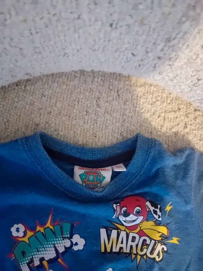 T shirt 4 ans paw patrol - photo numéro 2