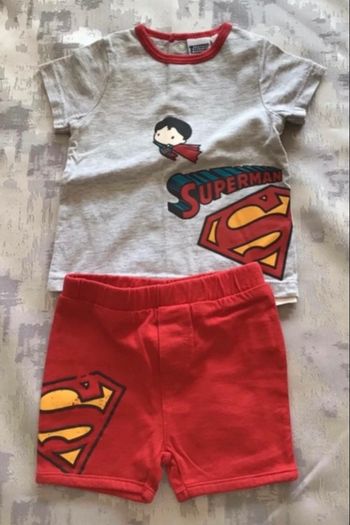 🦸‍♂️🌙 PYJAMA SUPERMAN BÉBÉ 3 MOIS – TBE – CRAQUANT 💥 🌙🦸‍♂️