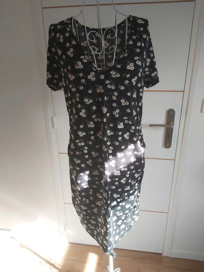 Robe femme enceinte imprimée fleurs. - photo numéro 5