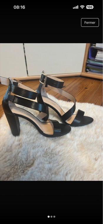 Chaussures à talons noir taille 38