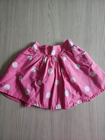 Jupe rose à pois blanc - NKY - Taille 8 ans