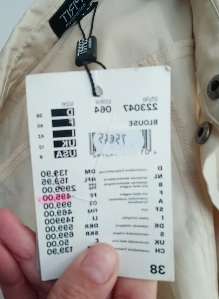 Chemise manche courte stretch neuve Esprit - photo numéro 11