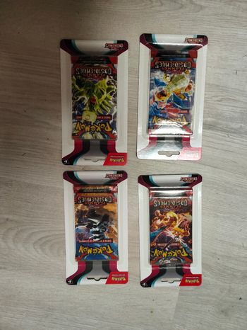 Artset Flammes Obsidiennes EV3 lot de 4 boosters 