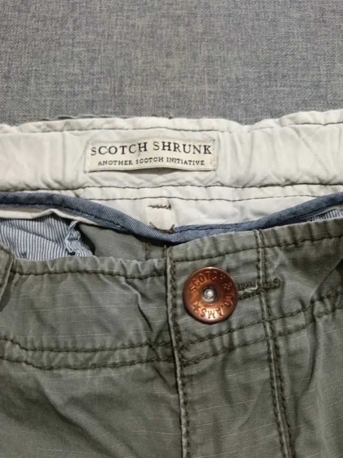 C55 short kaki Scotch Shrunk 14 ans - photo numéro 3