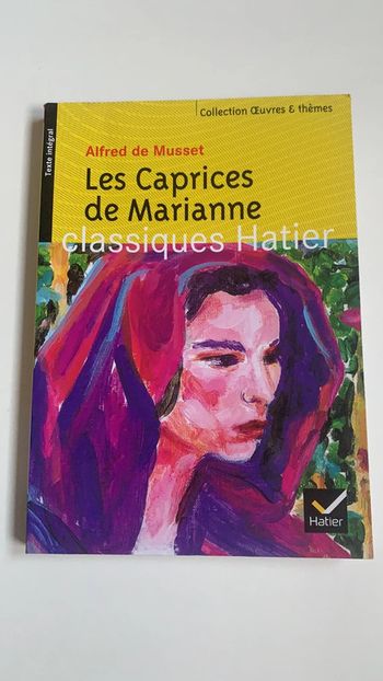 Livre Les Caprices de Marianne - Alfred de Musset - Classiques Hatier