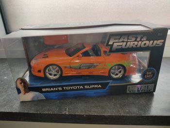 Voiture Fast & Furious Toyota Supra orange