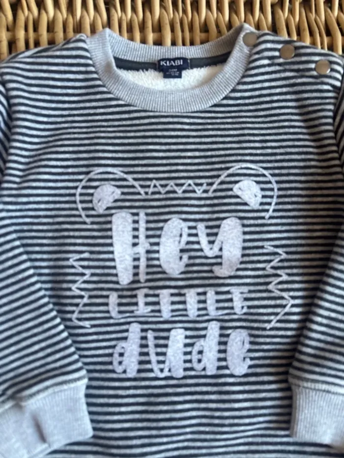 Pull garçon 24mois Kiabi  en très bon état - photo numéro 2