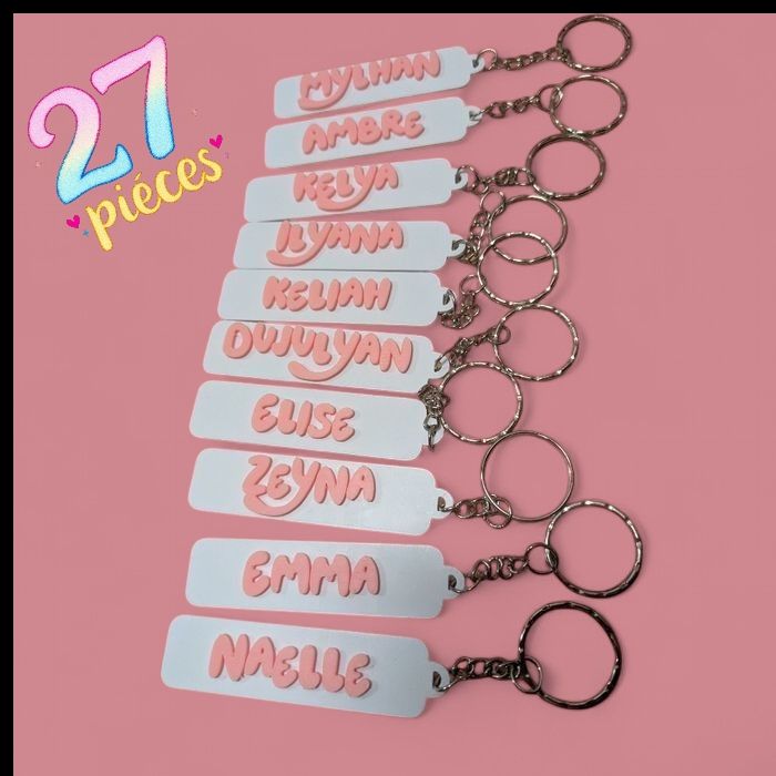 27 Porte-clé prénom personnalisé – Création sur mesure - photo numéro 6
