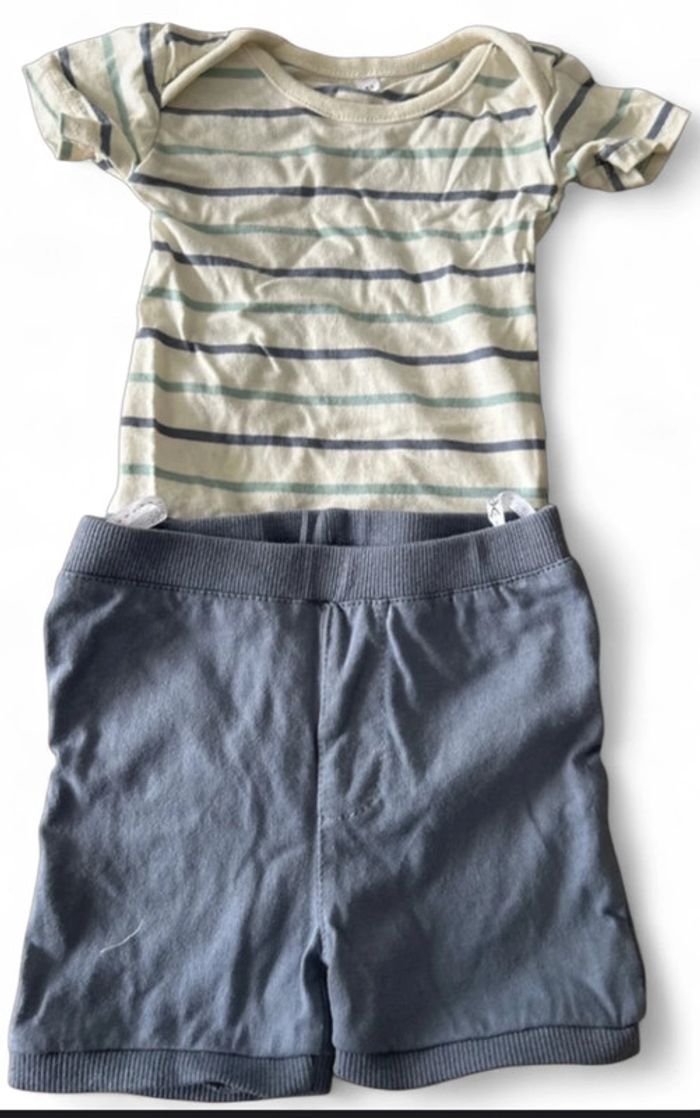 Ensemble body + short été - photo numéro 2