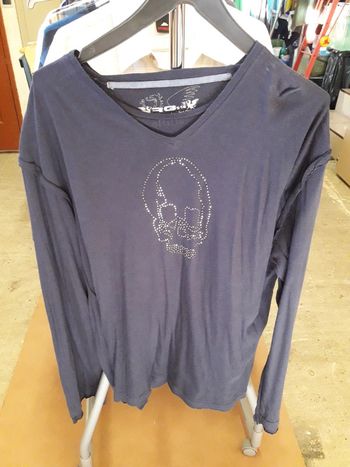 T-shirt à manches longues RG512 tête de mort