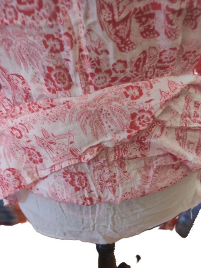 Robe été légère Mystic Taille 38 blanc rose foncé - photo numéro 6